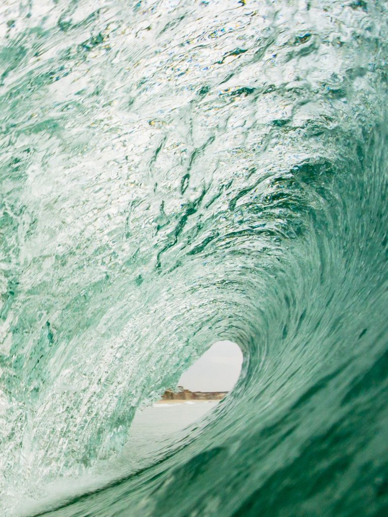 espiral ola del mar